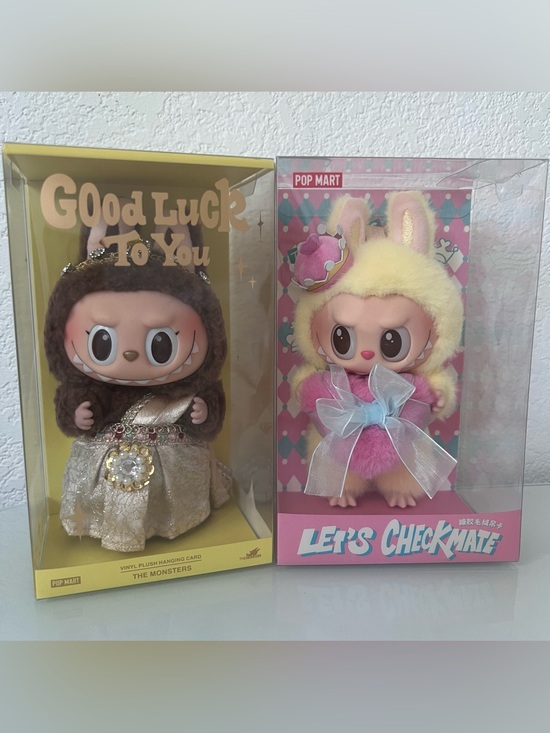 POP MART Accessories - Labubu Good Luck To You & Let’s Checkmate